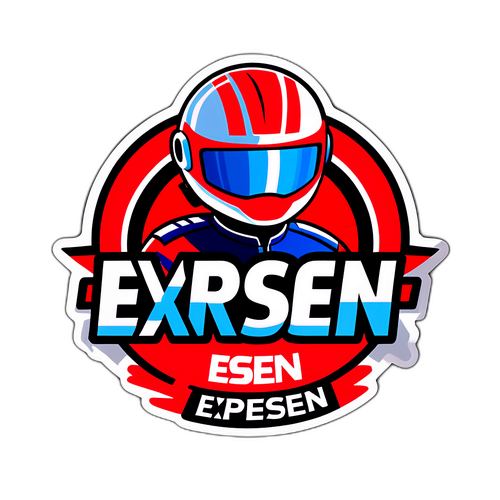 Expressen-logo med dynamiske grafiske elementer