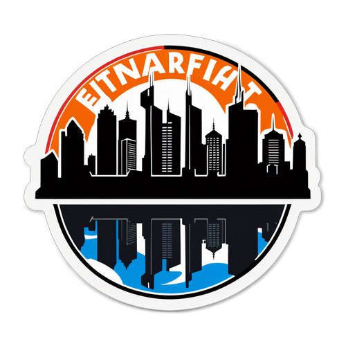 Frankfurter Skyline Sticker