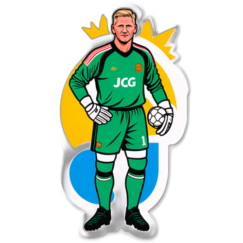 Peter Schmeichel i heroisk stil
