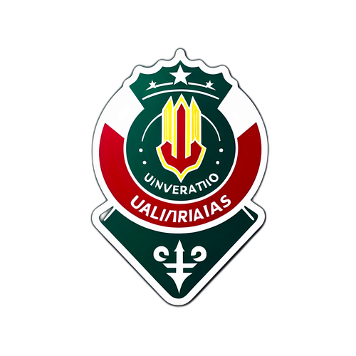 Stiker Universitario vs Palmeiras Futuristik