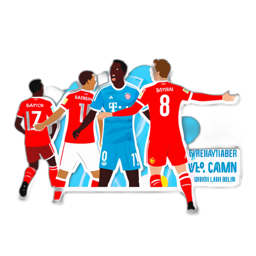 Un moment dramatic din meciul Union Berlin vs Bayern