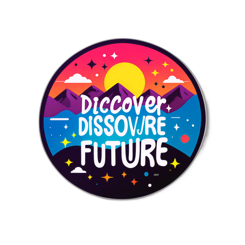 미래를 발견하다 스티커