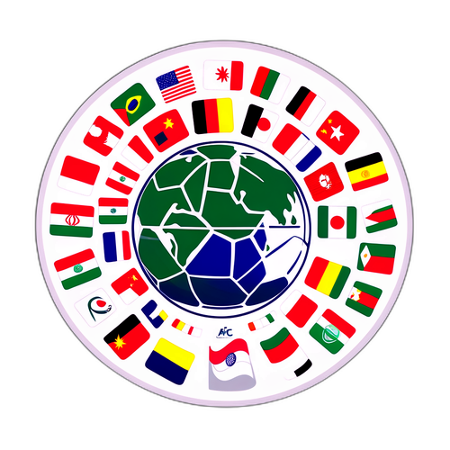 Stiker Tema Bola Sepak: Countdown Kelayakan AFC Asian Cup