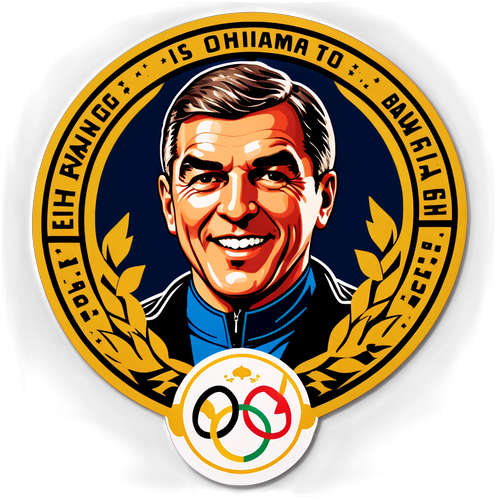 Fejr Thomas Bach: Det Nostalgiske Klistermærke med Olympisk Skrig!