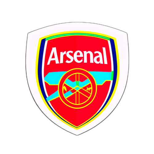Sticker ya Mechi ya Arsenal vs Man Utd
