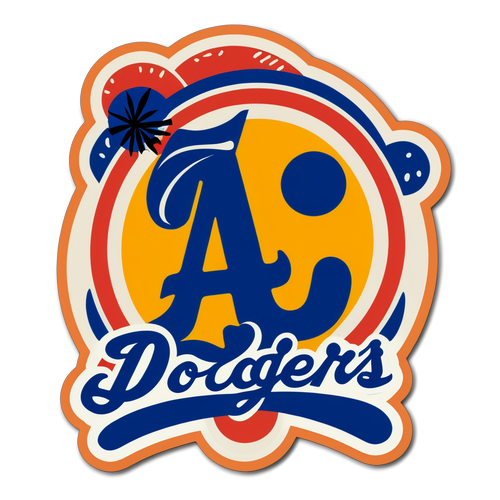 Nostalgia Hits Home: The Vintage Los Angeles Dodgers Sticker Every Fan Needs!