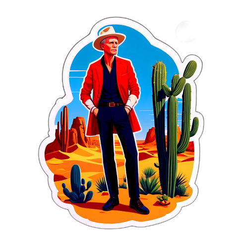 Johan Ekström Robinson i Sahara-landskapet