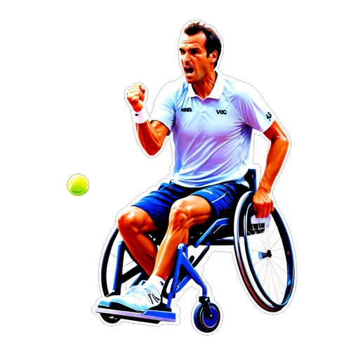 Inspiration Écrasante : Stéphane Houdet, Le Héros du Tennis en Fauteuil, Redéfinit la Détermination!