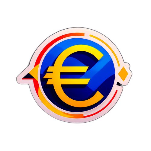 Simbolul euro în creștere
