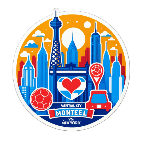 Stiker Pertandingan Montréal vs. New York City