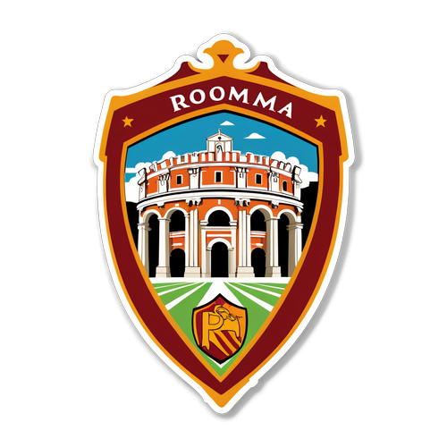 Sticker ya Kupendeza: Mkutano wa Alama ya AS Roma na Msingi wa Wakorintho!