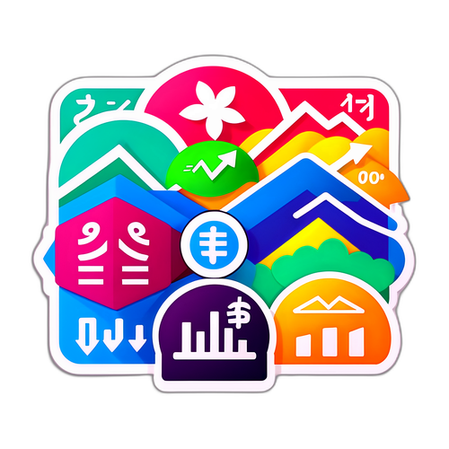 日本銀行の金融政策に基づくアイコンデザイン