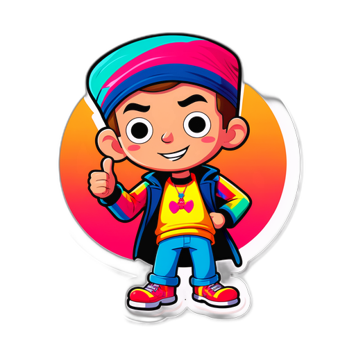 מדבקה קוּוֵרְקִית של מארטי סופריים