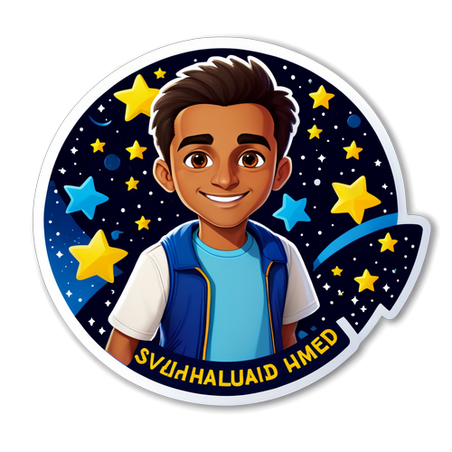Fathi Ahmed - Tähtien ja Valojen Sticker