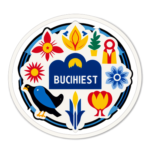 Un sticker dedicat diversității culturale a Bucureștiului