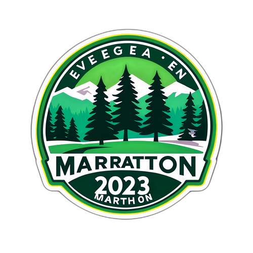 常青馬拉松紀念貼紙