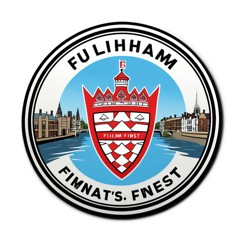 Huu Ndiyo Utukufu wa Fulham! Mchoro mzuri wa Nembo Yetu kwenye Mito ya Thames