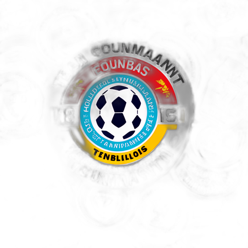 Nhãn dán với hình ảnh biểu tượng giải bóng đá nổi tiếng kèm theo tên các đội bóng