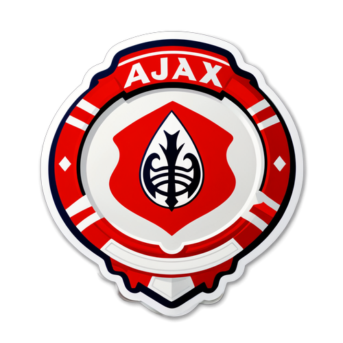 Ajax: Ontdek de Iconische Sticker met de Bloedrode en Witte Trots!