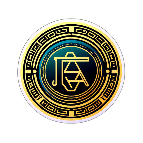 Стикер с брендингом стабильной монеты A7A5