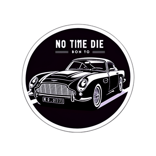 Elegant design hylder 'No Time to Die'