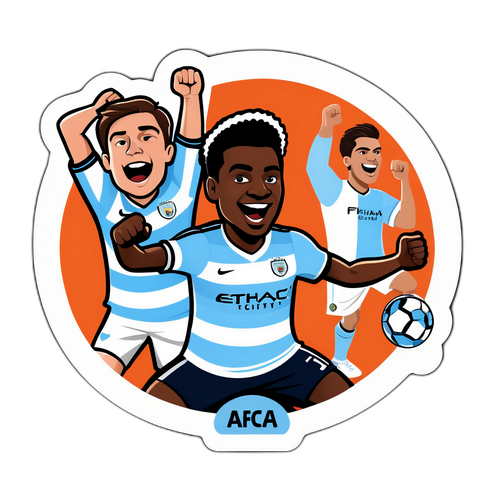 Enerhiyang Sticker sa Fulham vs Man City