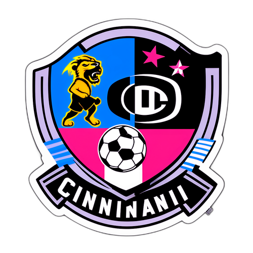 Cincinnati ve Inter Miami Maç Logoları Stickerı