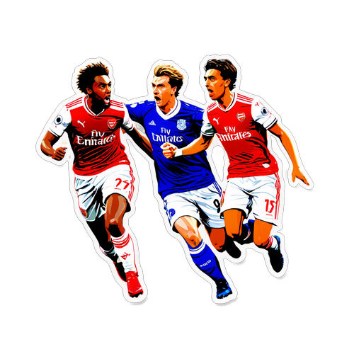 Arsenal vs Ipswich Town Battle of the Best Sticker