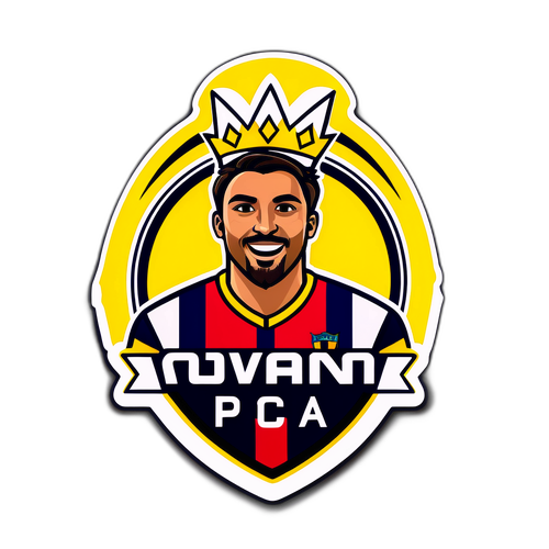 สติ๊กเกอร์กราฟิกจากการแข่งขันระหว่างปาร์ม่าและโบโลญญ่า