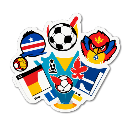 Vibrantes Mascottes Sportives de la Ligue des Nations