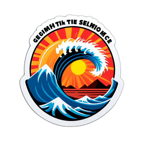 Stiker Gempa Dramatis