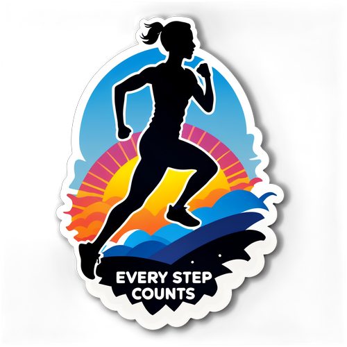 Stiker Motivasi Kebugaran: Setiap Langkah Berharga!