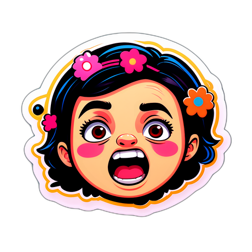 Sticker Humor Viral