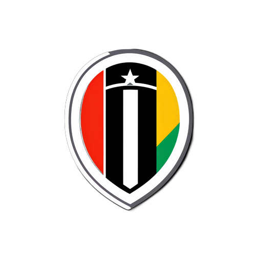 Sticker ya Logo ya Juventus ya Kisasa