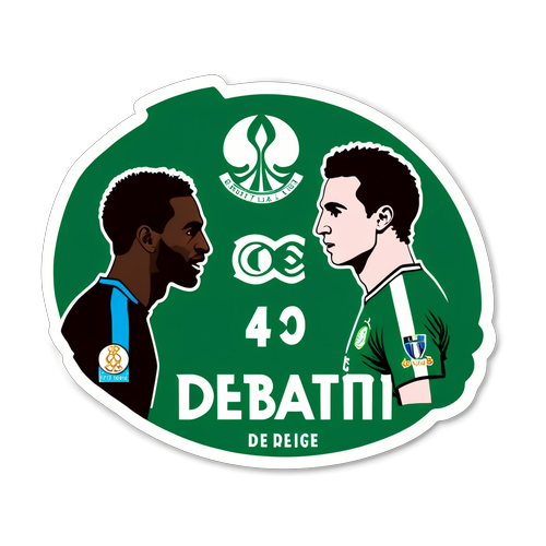 Sticker sur la rivalité ASSE - OM