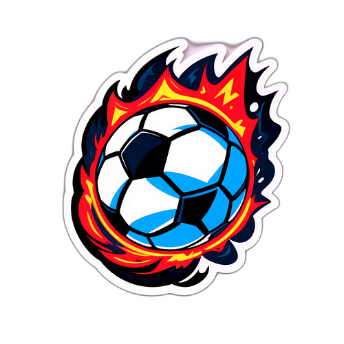 Soccer Ball Rivalry Sticker