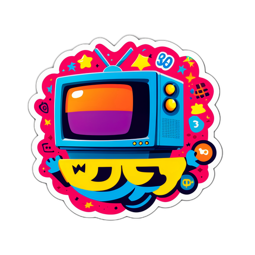 Stiker TV3 yang Ceria