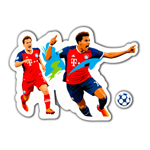 Stiker Kemenangan Bayern Munich