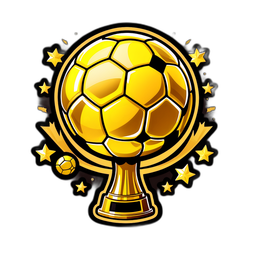 バロンドールトロフィーのステッカー