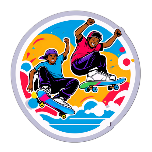 Skatekultur Sticker
