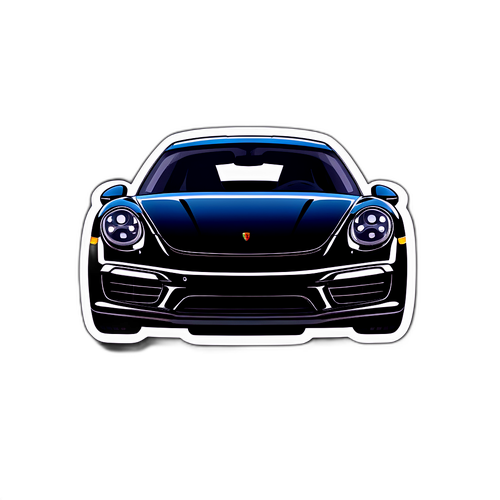 럭셔리 포르쉐 디자인 스티커