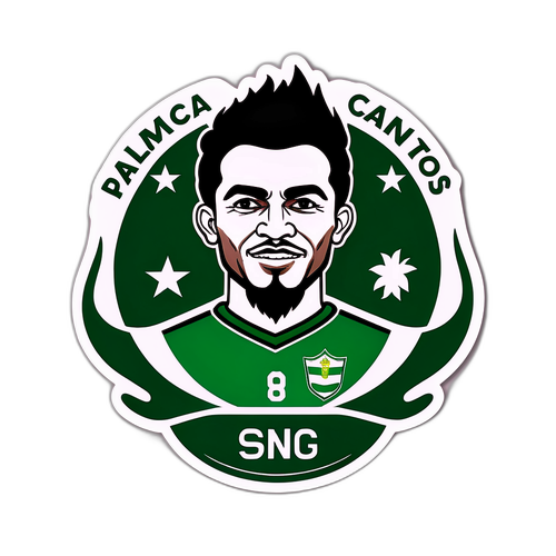Desain Stiker Unik Pertandingan Palmeiras vs Santos