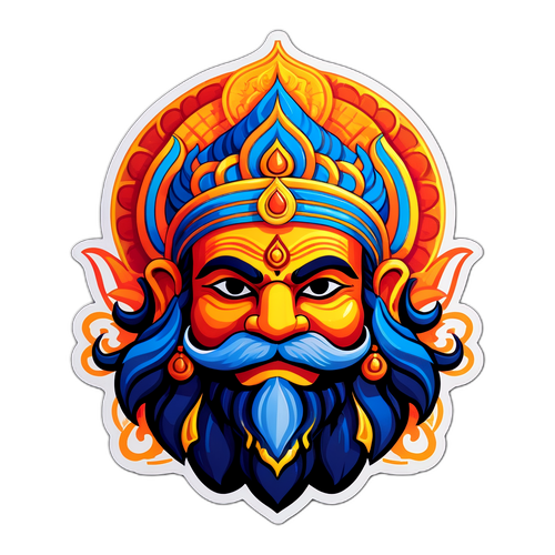 महावातार नरसिंह के लिए स्टिकर डिजाइन