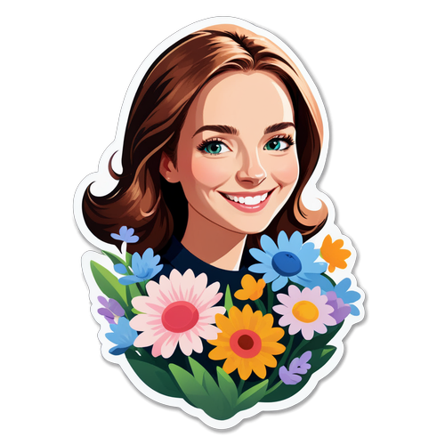Elegant sticker med Sarah Grünewald