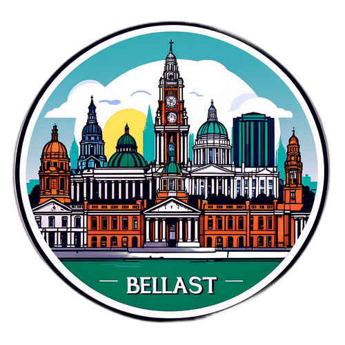 BelFAST's Skyline Sticker
