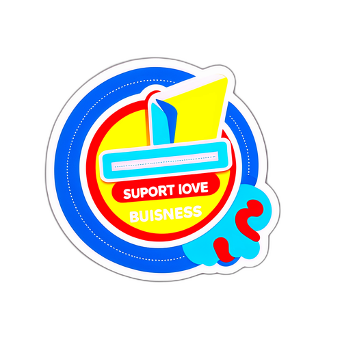 소상공인 지원 메시지 스티커