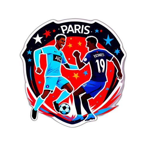 Stiker Pertandingan PSG vs Rennes