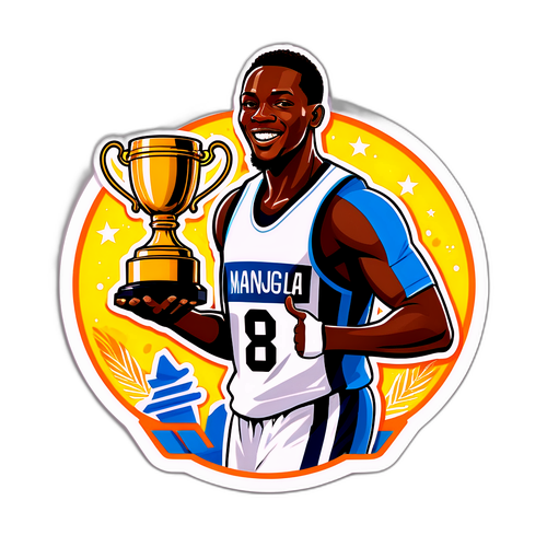 Samuel Mbangula'nın Spor Zaferlerini Kutlayan Sticker