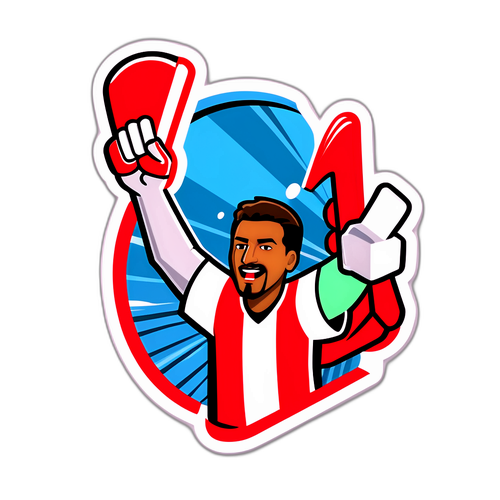 Soccer Fan with Foam Finger
