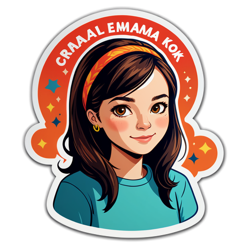 Sticker van Emma Kok